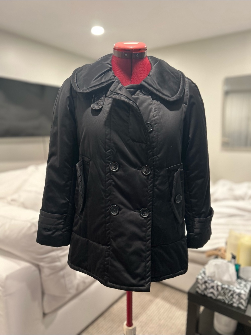 Marc by Marc Jacobs Black Double-Breasted Utility Jacket